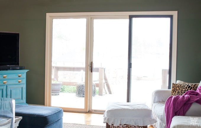 What type of curtains do you use for sliding glass doors