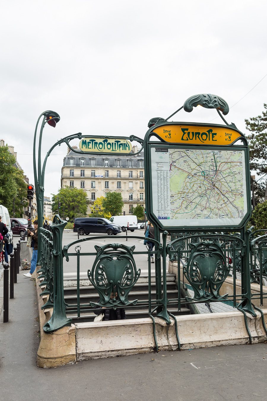 Art Deco Metro station entrance