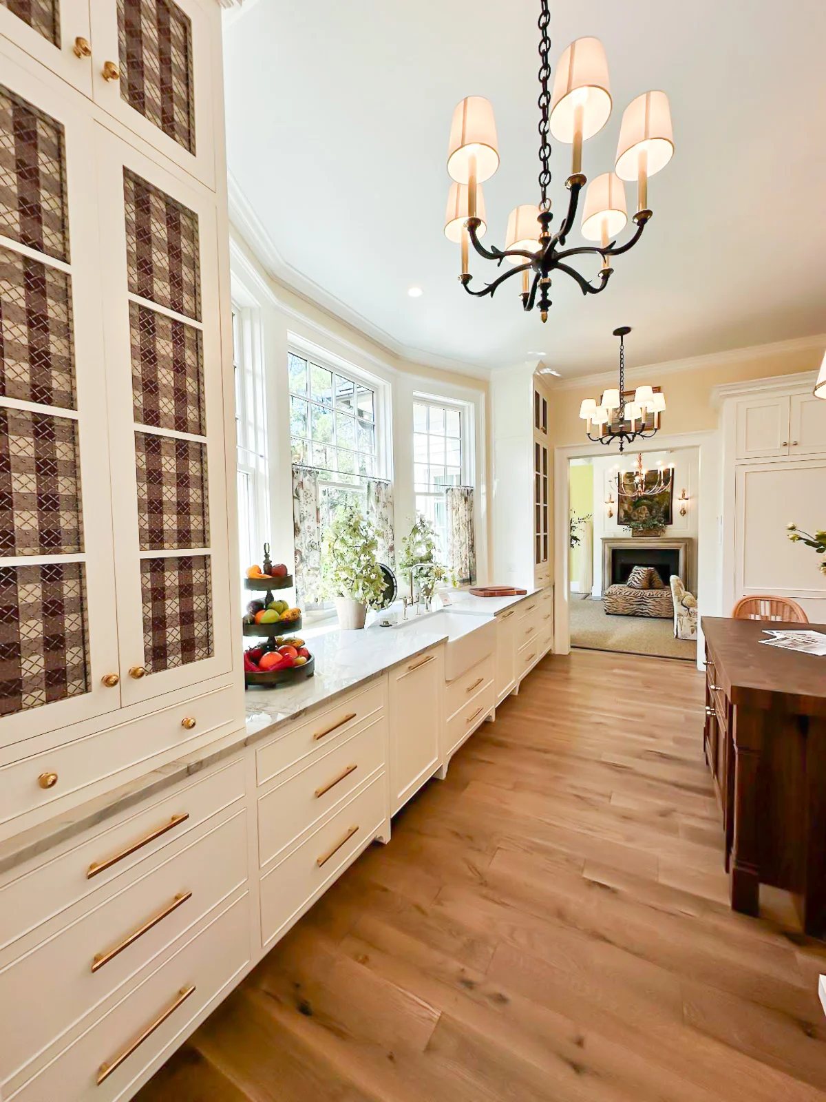 long counter in kitchen at the SL Idea House 2025