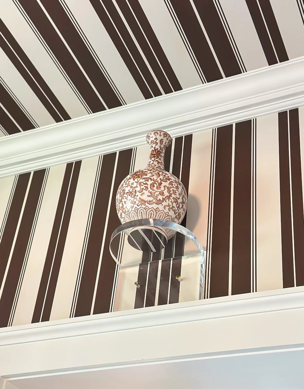 decorating details in window shade at the Southern Living Idea House 2025