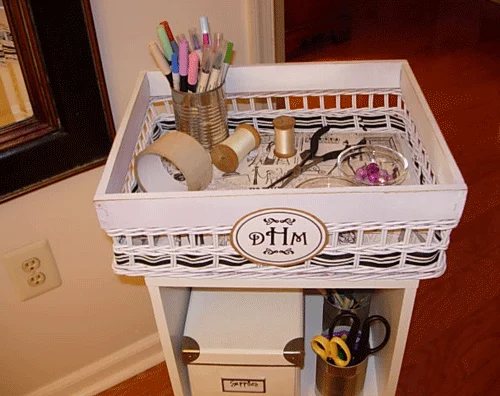 Craft Room Storage Ideas - DIY Craft Cart