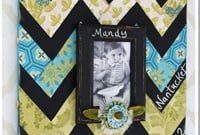 Craft a Custom Chevron Chalkboard Photo Frame