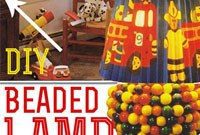 Craft Your Own Beaded Lamp and Wallpaper Shade