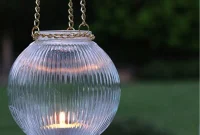 Transform Your Garden with DIY Glass Hanging Lights