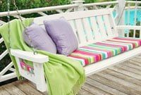 No Sew Chair Cushion Makeover