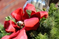 Festive Porch Light Makeover for Christmas