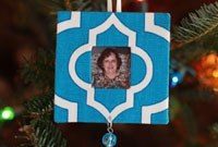 Sewn Fabric Photo Tree Keepsakes