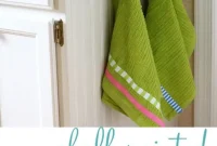 Farmhouse Charm Chalk Paint Towel Holder