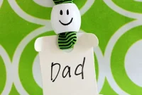 DIY Gift Tags for Fathers Day with Free Printable Wrapping Paper