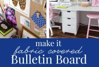 Craft Your Own Chic Fabric Bulletin Board