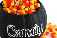 Craft Your Own Pumpkin Candy Jar