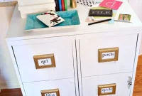 Chalk Paint File Cabinet Revival
