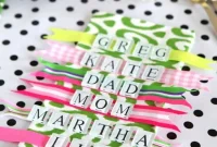 Ribbon-Adorned Seating Cards