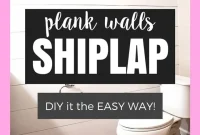 Effortless Shiplap Wood Wall Installation
