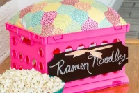 DIY Crate Ottoman