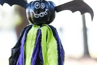 Wicked Whimsy: Pumpkin Bat Tassel Decor