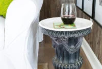 Transform an Old Urn into a Chic Side Table