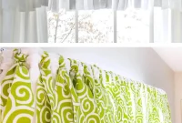Effortless No Sew Window Valance in One Hour
