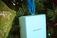 Elegant Tiffany Box Christmas Ornament