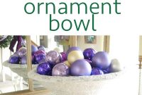 Craft Your Own Festive Ornament Bowl Centerpiece