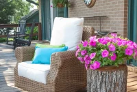 Craft a Unique Tree Trunk Outdoor Table