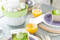 Effortless Easter Brunch Charm with No-Sew Round Placemats