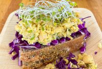 Savory Vegan Deli Chickpea Sandwich WFPB Approved