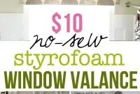 DIY No-Sew Box Valance: Simple Window Style