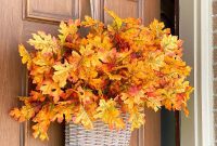 Cozy Fall Wicker Door Basket Project