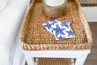 Designer Dupe Two-Tier End Table Makeover