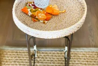 Reinvent Your Bar Stool as a Chic Accent Table