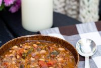 Cozy Autumn Bean and Greens Soup