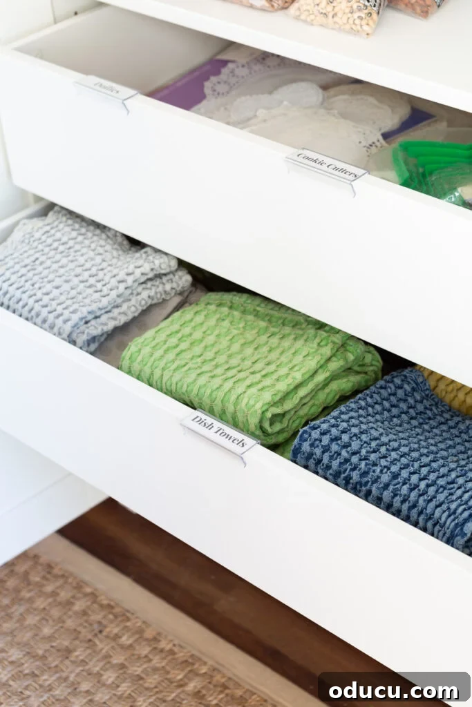 From Spare to Stellar: Room Transformation 10 IKEA PAX with added labels on drawers