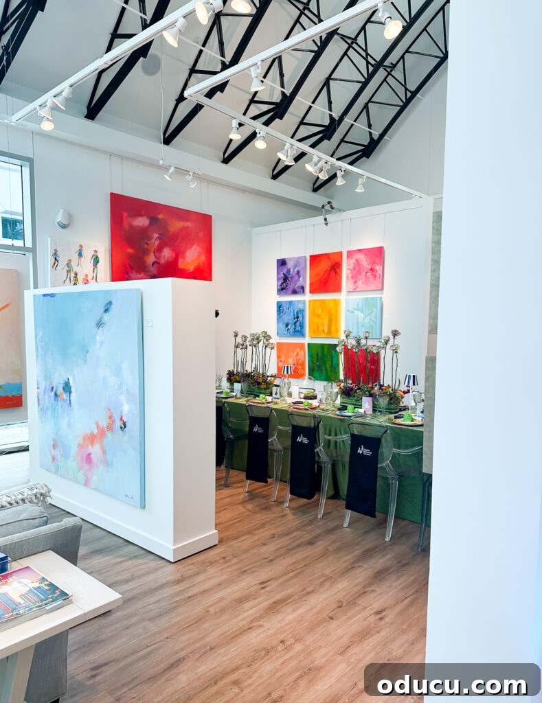 Unlock Your Decor Potential with Craft Paint 3 An elegant art gallery in Naples, Florida, served as the sophisticated setting for a unique charity event, showcasing creative decor.