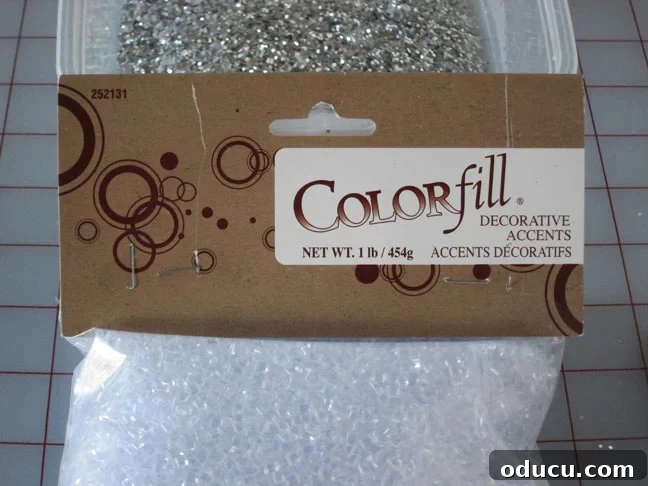 Applying Colorfill accents for realistic ice crystals How to add snow and glitter to tree branches for Christmas decor
