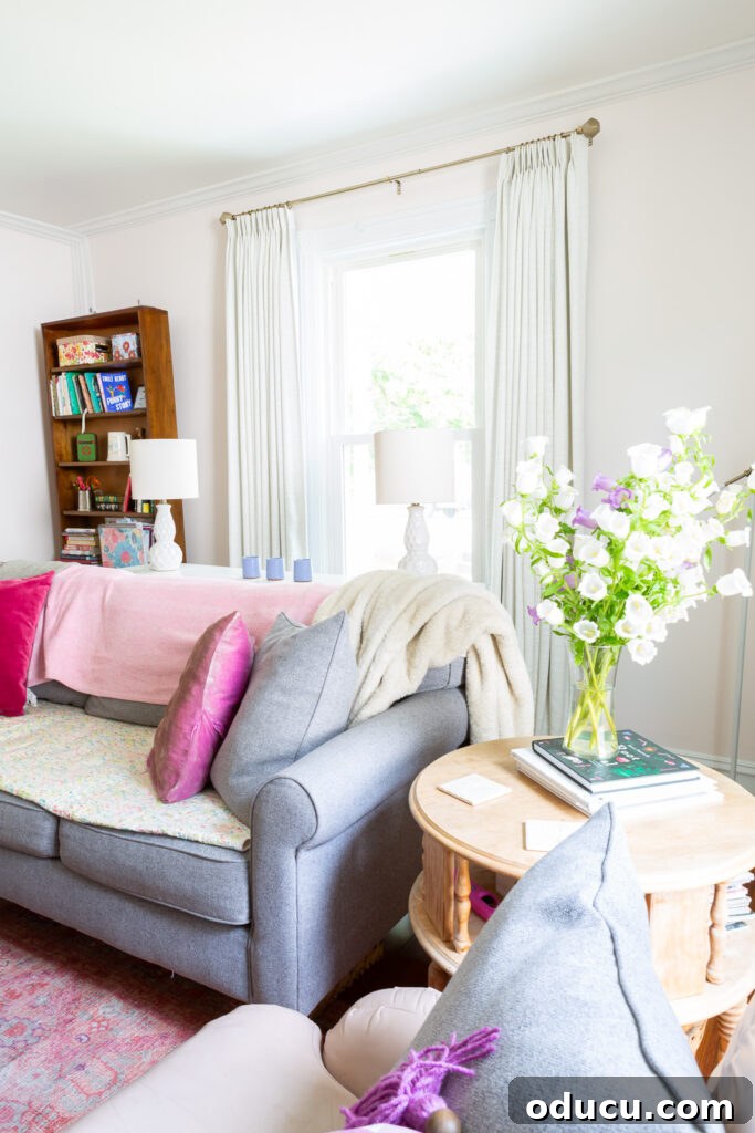 THY Curtains Adorn Every Space Beautifully 7 A single window beautifully adorned with ready-made TwoPages blackout lined drapes, showcasing their elegant fall and rich texture.