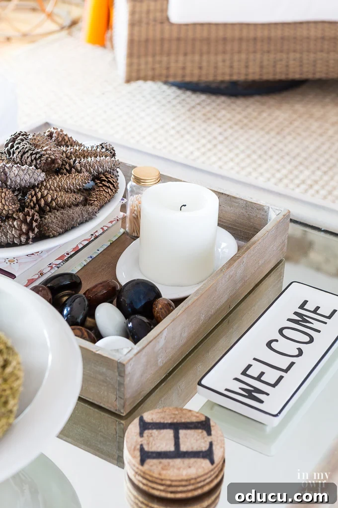 Fall Decor Reimagined 42 fall decor items in a coffee table