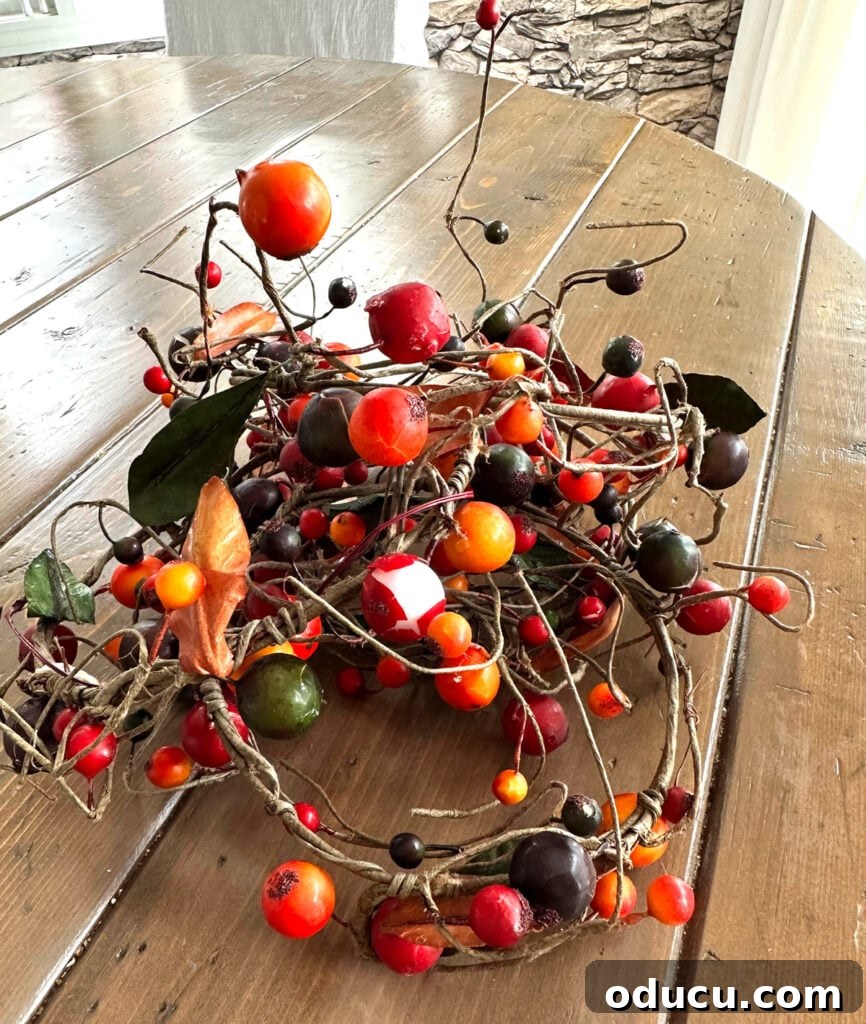 Fall Decor Reimagined 7 damaged fall decor that can be taken apart and used in a different way.
