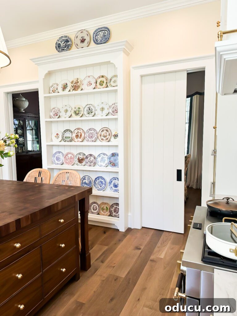 Shaping Tomorrow's Home: Inside the Southern Living Idea House 2025 11 2025 Southern Living Idea House kitchen plate wall.