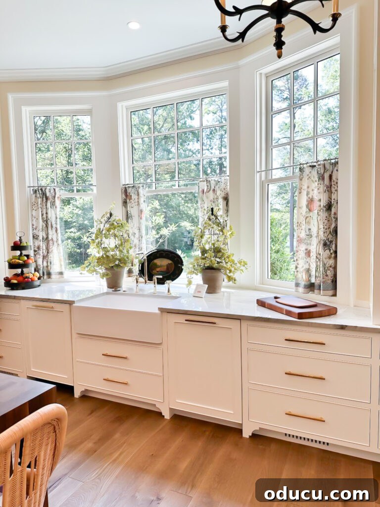 Shaping Tomorrow's Home: Inside the Southern Living Idea House 2025 12 Southern Living 2025 Kitchen sink area with large windows.