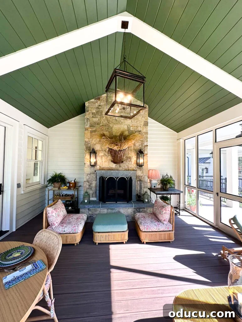 Shaping Tomorrow's Home: Inside the Southern Living Idea House 2025 23 covered screened in porch at the Southern Living Idea Home 2025