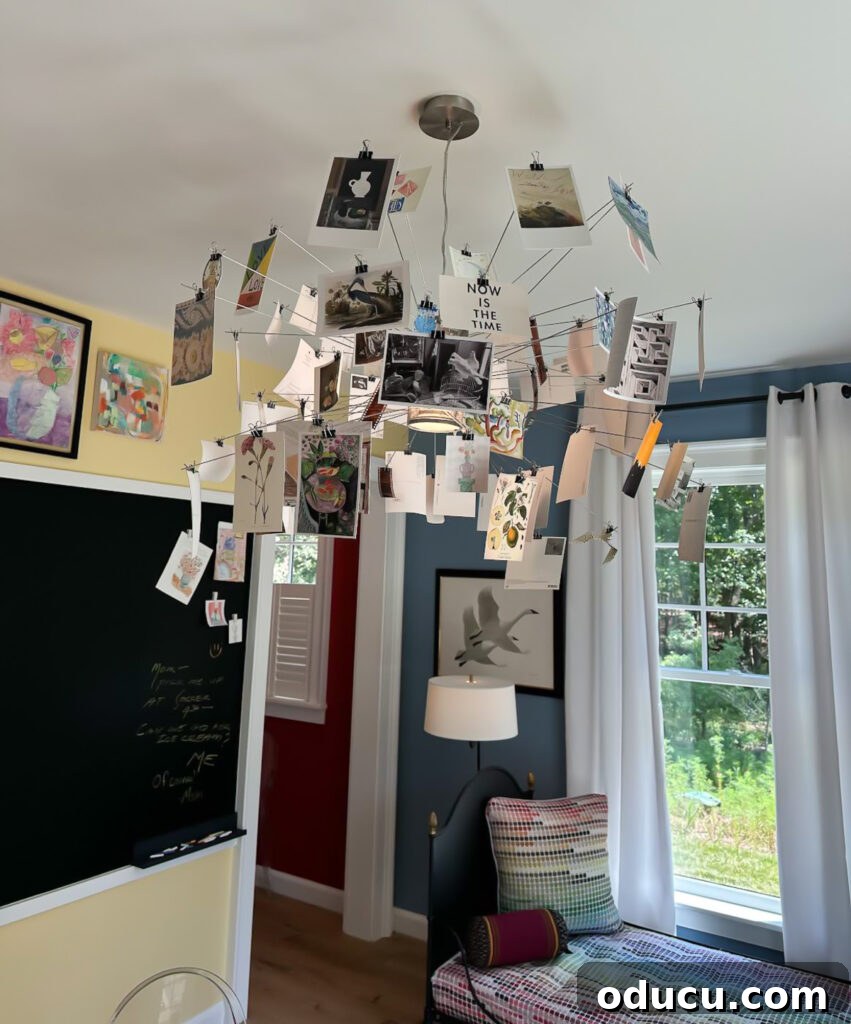 Shaping Tomorrow's Home: Inside the Southern Living Idea House 2025 25 creative chandelier in craft room