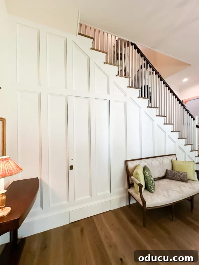 Shaping Tomorrow's Home: Inside the Southern Living Idea House 2025 35 hidden door under staircase