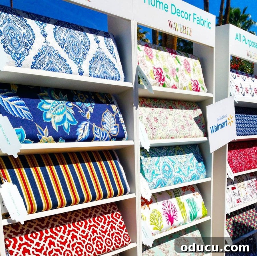 Remember That Essential Decorating Resource 5 wall of fabric at fabric store
