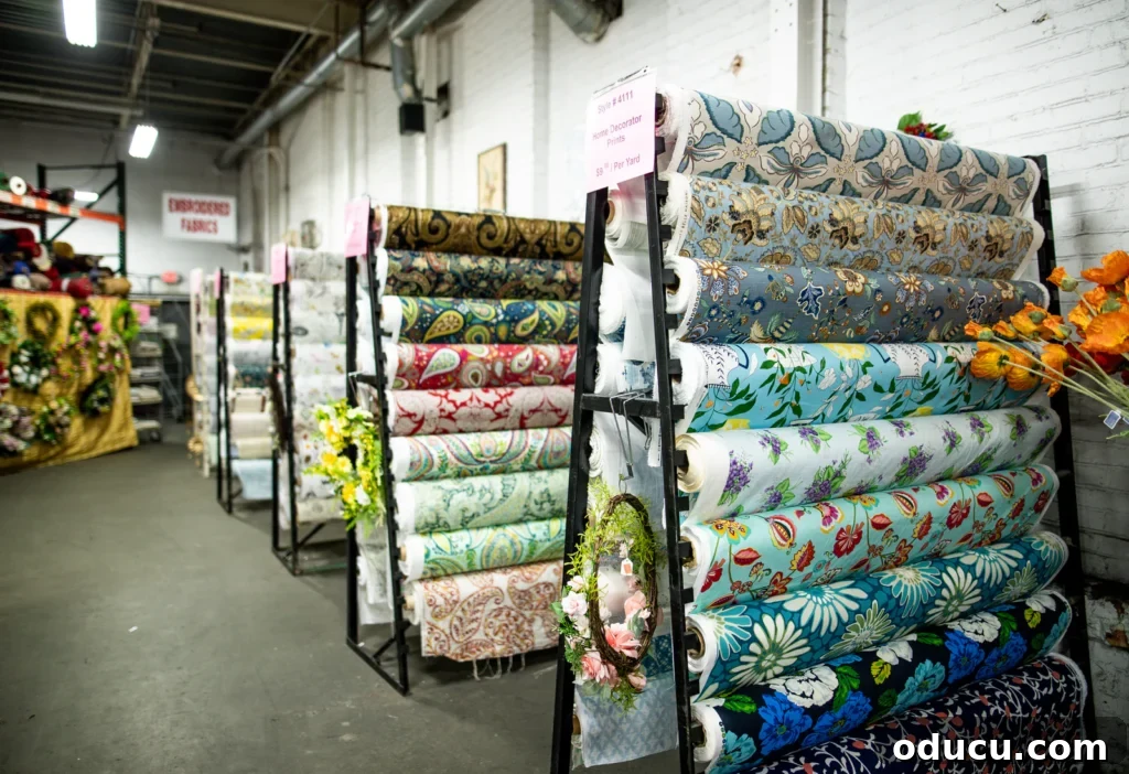 Remember That Essential Decorating Resource 6 fabric on rolls at a fabric store