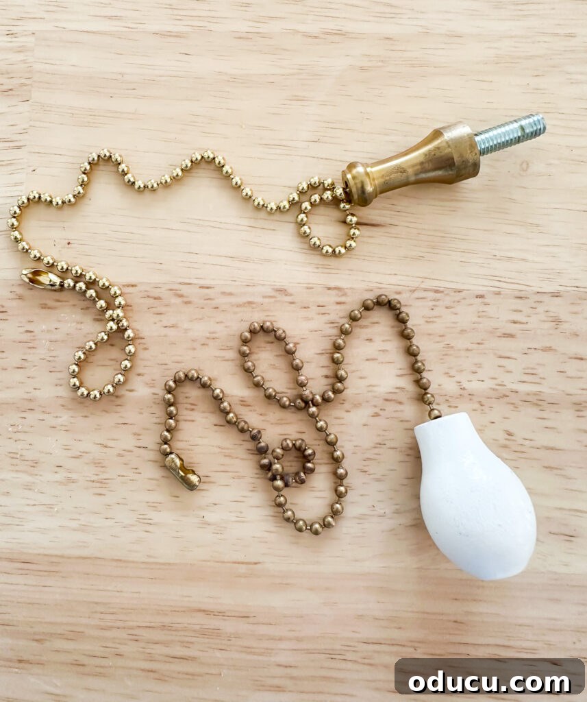 2 ceiling fan chains