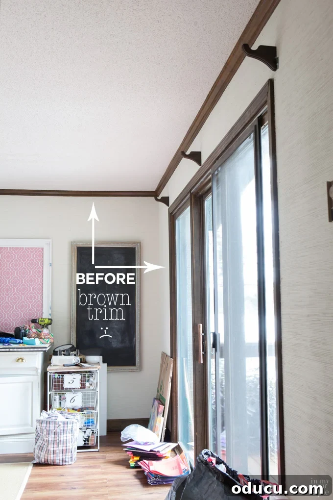 Turning the Page A Decades Journey to New Beginnings 5 How to paint over dark stained trim