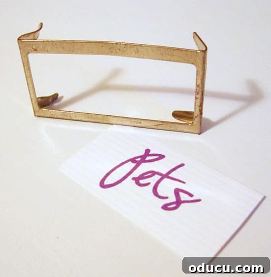 Furniture's Second Act 4 how to make pretty labels using your computer and printer for organizing