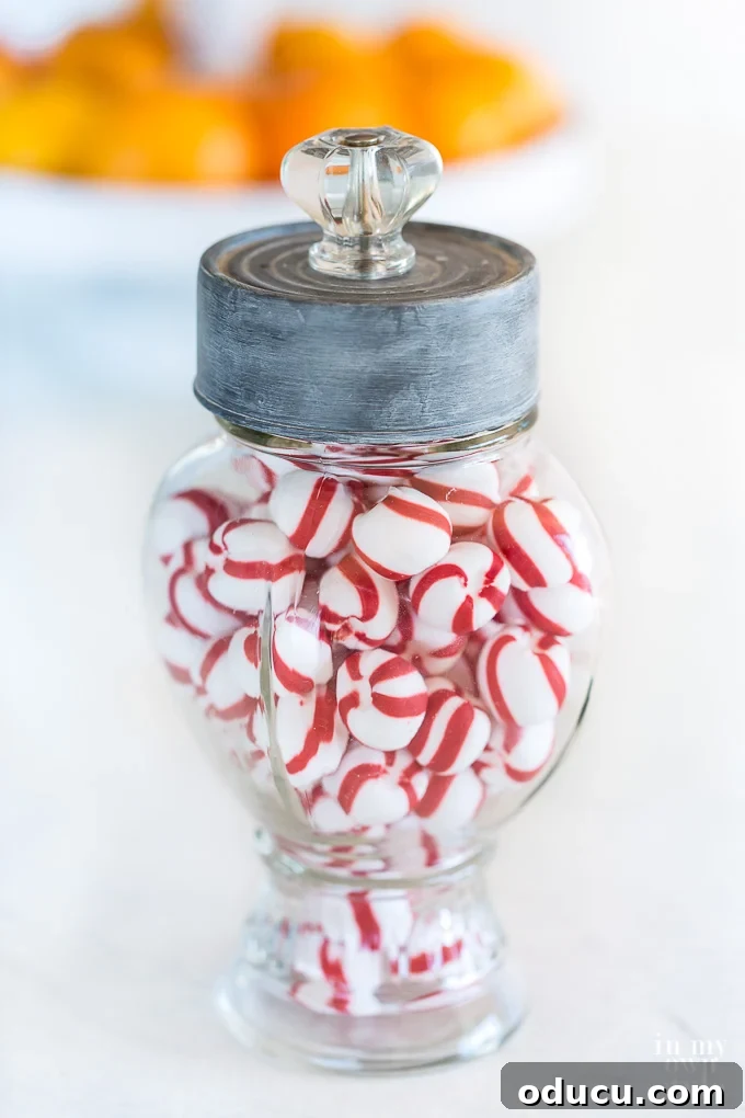 Faux Zinc Makeover for a Tuna Can Candy Jar Lid 2 Decorate a glass canister jar with a faux zinc tuna can lid for Christmas Candy