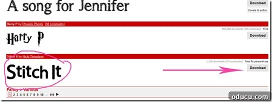 1Font Step by step tutorial on how to install a font